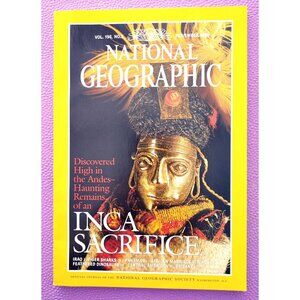 National Geographic Magazine November 1999 Inca Sacrifice Iraq Tiger Sharks More